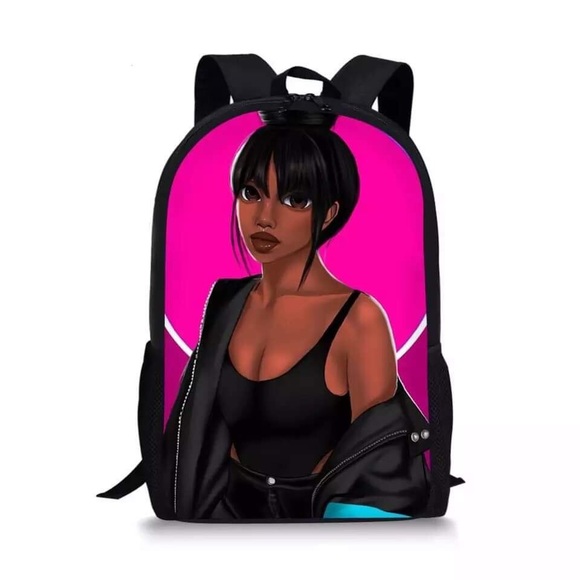 Black Girl Rocks Backpack - Picture 5 of 8